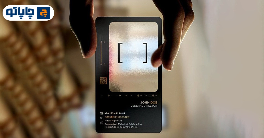 نمونه طراحی کارت ویزیت خلاقانه و خاص